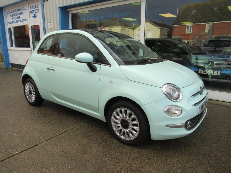 FIAT 500 1.2 Lounge Euro 6 (s/s) 3dr (2017/17)